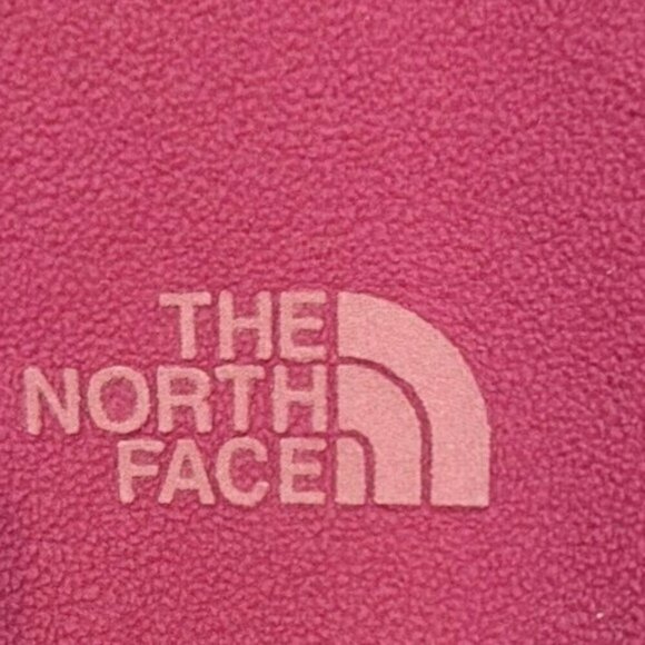 The North Face TK100 Ladies pink microfiber fleece long sleeve mock neck Medium - Picture 3 of 6